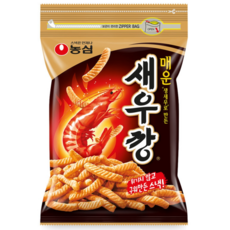 농심 매운 새우깡 400g 지퍼 대용량 스낵, 1봉