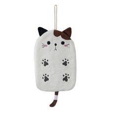 리빙공감 고양이 주방 핸드타올 행주 타월 1+1, 핑크