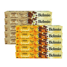 벨미오 네스프레소 호환 캡슐 10개입 바닐라 5팩+프렌치 카라멜 5팩 (총100개)
