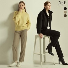 루시앙 NNF 22FW 여성 기모 헤링본 밴딩 팬츠 3종 택1