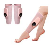 Montheria 종아리마사지기 무선 종아리 마사지기 안마기 공기압 온열 A606-031, 핑크*2마리