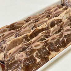 24년 설 명절 양념LA갈비 선물세트 양념 LA갈비 1kg 가정용 팩 단위 일반박스포장, 본상품