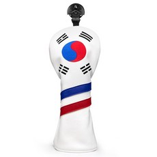 드롭 배송 골프 헤드 커버 한국 애국심 골프 헤드 커버 골프 언 드라이버 페어웨이 하이브리드 블레이드 퍼터 정렬 세트, 페어웨이용(1개)