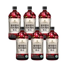 자연에온 프리미엄 몽모랑시 타트체리 주스, 6개, 1L