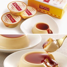 고베 푸딩 with 카라멜 소스 (4개입 6개입)-일본과자/일본푸딩 / Kobe pudding with caramel sauce [해외직구]-BY PATTYIAN, 84g, 4개
