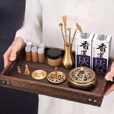 향로세트 도구 향전법 침향 가루 힐링 항목기구 가루향 향도세트, 1세트