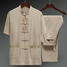 삼베 마소재 여름 편안한 반팔 긴바지 생활 개량한복 당의한복