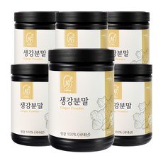 두손애약초 생강분말, 250g, 6개