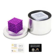 Onsuft 네오큐브 자석볼 5mm 마그네틱볼, 보라색, 1개