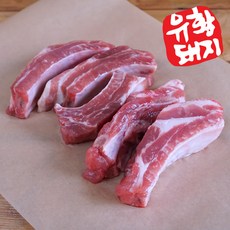 국내산 한돈 냉장 백종원 돼지 캠핑고기 바베큐 등갈비 (쪽갈비) 500g, 등갈비 500g (쪽갈비), 1개