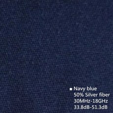 안전조끼 전자기 방지 방사선 지퍼 placket 조끼 재킷 무선 통신 기지국 EMF 차폐 직접, 16 Navy blue 50Ag_01 M, 1개