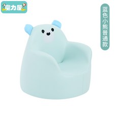 매직룸 어린이 캐릭터 일인용 소파 주니어 미니 의자 T5241565 유아소파, 블루곰(소)