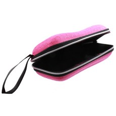 STK 벌집 곡물 EVA 지퍼 안경 색안경 상자 단단한 상자 로즈 빨강, 17cm, 로즈 레드