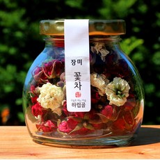 하립골 꽃차모음 무농약 자연산 국산 꽃차세트, 1병, 15 미니장미꽃차