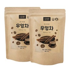 착한농부 국산 볶은 더 구수한 우엉차 원물차 건강차, 1개입, 2개, 100g