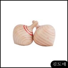 KDM 순수편백나무 원목팽이 2p 1set 펭이 지압기 지압봉 미니팽이 손가락운동, KDM 1