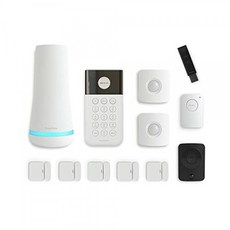SimpliSafe 12 조각 무선 홈 보안 시스템 w / HD 카메라 - 옵션 24 시간 전문 모니터링 - 아니 계약 - 알렉사와 구글 도우미, 단일상품