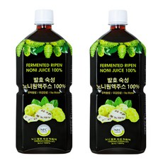 파모빗 발효 숙성 노니원액주스 착즙액, 2개, 1000ml