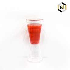 엔공구 딜루션 투명 지거 계량컵 20cc 40cc 카샴푸 희석 소분, 1개