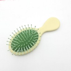 MEIISEO쿠션 빗 헤어 브러쉬 두피 마사지, 따뜻한 노란색