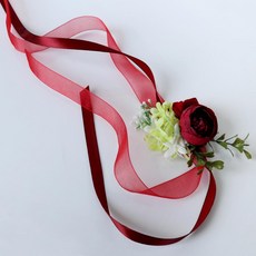 FWT 댄스 파티 코사지 액세서리 플라워 손목 코사지 신부 들러리 결혼식 부탁