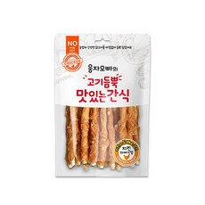 정품 강아지간식 웅자오빠가 만든 맛있는 간식 치킨꽈배기껌 210g, 1set