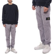 [명품]스톤아일랜드 24SS 남성 와펜 패치 카고 팬츠 801531303 V0064 24S 801531303 V006424S