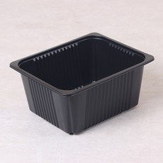 PP실링용기 JH 231911 블랙 120개-소분 일회용 배달 포장용기, JH 실링 231911 블랙 120개-소분, 120개