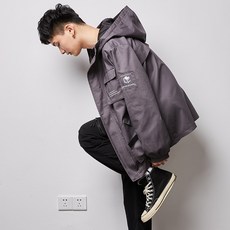 블라썸 남자점퍼 커플 루즈핏 대학생 캐주얼 데이트 편안한 바람막이