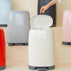 블리바 프리미엄 냄새차단 휴지통 20L +항균리필백 25m 3팩, 아이보리 화이트, 아이보리 화이트