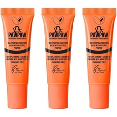 닥터포포 틴티드 틴트 아웃레이저스 오렌지밤 멀티 수딩 밤 10ml 3개 (영국) Dr. PAWPAW Tinted Outrageous Orange Balm Multipurpose s