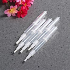 [당일발송] 큐티클 오일 펜 공병 네일 브러쉬 트위스트 투명 브러시 용기 립글로스 튜브, 3ml, 50개+ 스포이드 25개