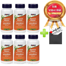 나우푸드 패션 플라워 천연 수면 보조제 멜라토닌 무첨가 350mg 90캡슐+정품보증서