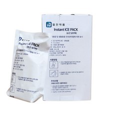 [순간 냉각팩] 얼음찜질 아이스팩 냉찜질 찜질팩 아이스, 1개