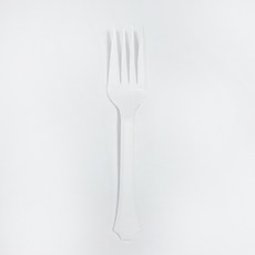 일회용 포크 16cm 화이트 벌크포장, 3개, 100개