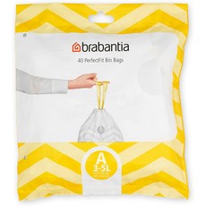 브라반티아 A 쓰레기봉투 40팩 3L 소트앤고 터치빈, 40개