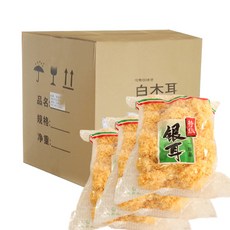 백목이 버섯 6kg 박스 1kg 6입 대용량 말린 은이 흰목이 건버섯 농수산백화정, 6개