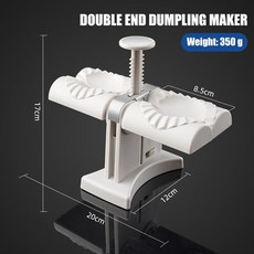 만두메이커 만두틀 자동 만두 기계 더블 헤드 공예품 수동 프레스 메이커 DIY 라비올리 주방 악세서리, [01] White 1, 1개