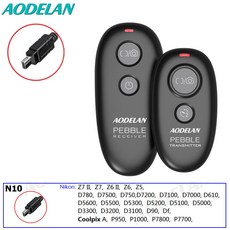 AODELAN-무선 원격 제어 셔터 릴리즈 니콘 D6 D5 D4 D850 D700 Z7II Z9 Z6 Z5 P950 P1000 P7800, 02 With N10 Cable, 01 CHINA, 1개