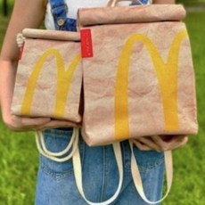 맥도날드 책가방 배낭 특이한 가방 백팩 소풍 피크닉 중고등 학생