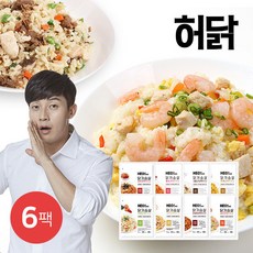 [허닭] 닭가슴살 곤약 볶음밥 6팩, 상세 설명 참조, 옵션:12_소불고기곤약볶음밥 6팩