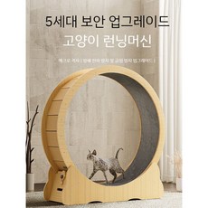 고양이 캣휠 러닝머신 저소음 등반 프레임 우드 조립식 펫링 캣타워 스크래쳐 쳇바퀴 장난감 XS 코드 - 가구판 2.5kg, M 사이즈 - 원목판 3.5~5.5kg - 펫링