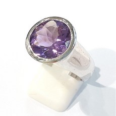 자수정원석반지