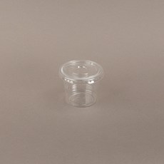 [소량] 5.5온스 소스컵 뚜껑 2종류, 100세트, (A1) 평뚜껑