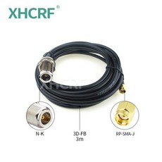 433 MHz Lora 안테나 야외 옴니 방수 N 남성 장거리 기지국 리피터 게이트웨이 공중, 3.N-K TO RP SMA-J