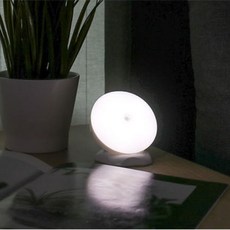 시프트 루나360 USB 건전지 충전식 무선 동작 센서등 무드등 수면등 수유등, warm white (노란빛) (1개)