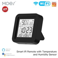 MOES-Tuya 와이파이 스마트 IR 원격 제어 온도 및 습도 센서 에어컨 TV ac용 알렉사 구글 홈으로 작동, 03. 3 PCS, 3개