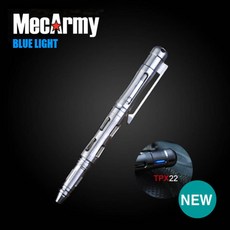 MecArmy 블루 트리튬라이트 텍티컬 펜 TPX22