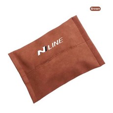 엘란트라 아제라 센터 N i20 i30 시트 박스 현대 소나타 티슈 백 자동차 라인 콘솔 악센트 숨겨진 자동차용 가방 보관 투싼, NLine-Brown, 1개