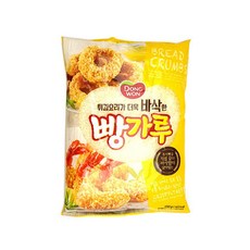 유니크앤몰 튀김요리가 더욱 바삭한 동원 빵가루 450g 돈가스 튀김 식빵가루, 1개